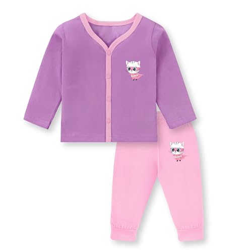 Image of TS LAVI TAVI Kids Printed Long Sleeve Pyjama Set with Top and Bottoms