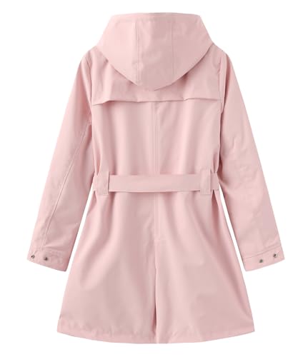 Women's Lightweight Anorak Utility Jacket Button Down Spring Waterproof Coat Fall Casual Hoodies3