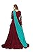Nivah Fashion Women's Georgette Embroidery Anarkali Suit (US.G41-Maroon-M)