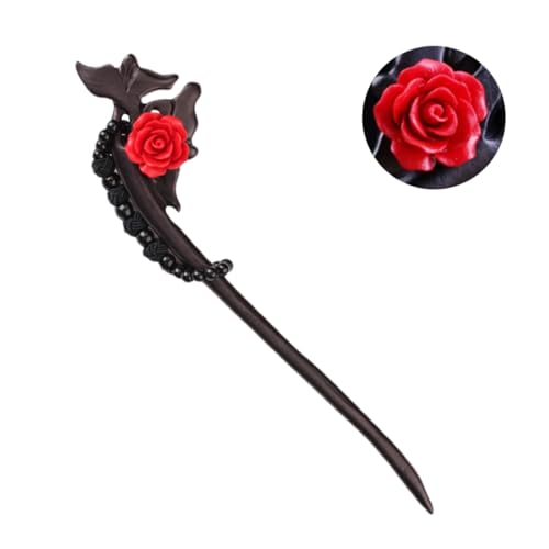 Baluue Bastoncini per Capelli in Legno di Sandalo Forcina Retrò per Raccolto Fermaglio Vintage in Legno Naturale Inserto per Capelli da Donna