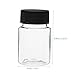 SOESFOUFU 12pcs Wide Mouth Sampling Bottles Leakproof Vials with Screw Caps for Easy Pouring for Travel Industry
