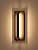 LEONLITE 19 Inch LED Modern Outdoor Wall Light, Exterior Lighting Fixtures for Porch, Patio, Garage, Carved Pattern Matte Black Aluminum Waterproof Outdoor Wall Sconce, 3000K Warm White