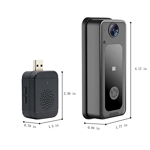 Sonnette de sécurité avec détection de mouvement précise et intercom vidéo HD grand angle - 8