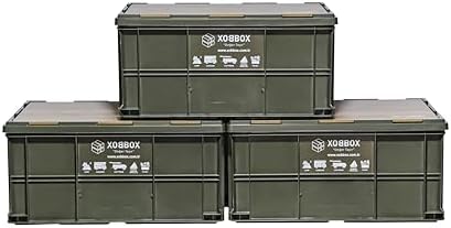 XOBBOX XW55AG / Imperium Outdoor Kutu/Kamp Masası/Kamp Kutusu/Haki 55 LT - Görsel 5