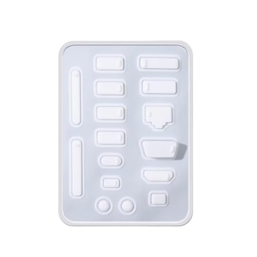 Juego de 15 tapones de silicona antipolvo universales para interfaz de computadora y USB