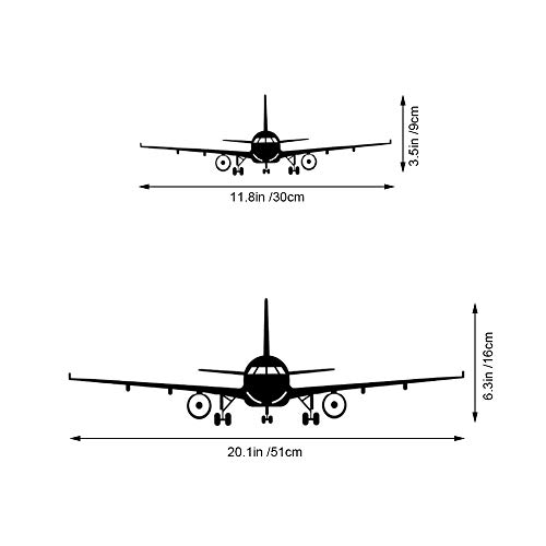 Vinilos Decorativos de Avión LELE LIFE 2 Piezas miniatura 2