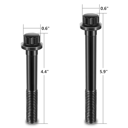 DNA MOTORING Cylinder Head Bolts Kit Compatible with 2014-2019 Chevy Corvette 6.2L / 2016-2024 Camaro 6.2L, NA LT1 Models, LEPOW-112 by DNA MOTORING - Image 3