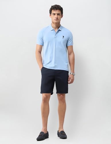 Image of U.s.Polo Association Men's Solid Slim fit Polo Shirt