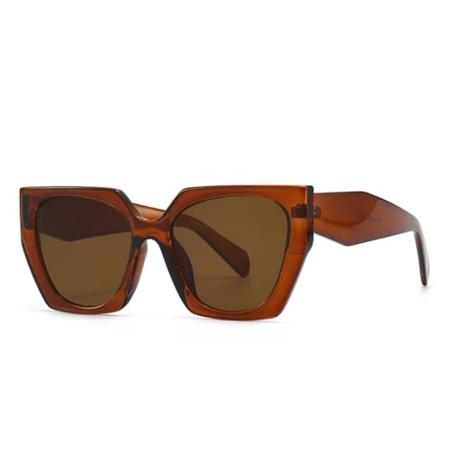 Lunettes de soleil tendance style polygonal pour portrait de rue moderne