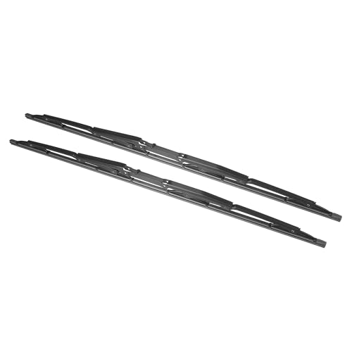 X AUTOHAUX 1 Pair 22" 22" Coating Silicone Front Windshield Wiper Blade Replacement Pair Set for Land Rover Discovery 1998-2004 Not J/U Hook