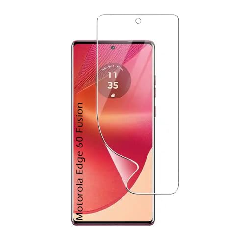 Image of Amazon Brand - Solimo Acrylic Screen Guard for Moto Edge 60 Fusion 5G |Edge to Edge Full Screen Coverage with Easy Installation Kit Clear | Edge to Edge