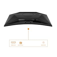AOC C27G4ZXE 27 Zoll Curved, FHD Gaming Monitor, 280Hz, Fast VA Panel, 1ms GtG, HDR10, FreeSync Premium, (1920x1080 HDMI 2X 2.0 DP 1x 1.4) Schwarz – Ansicht 4