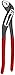 KNIPEX Tools 00 20 08 US1 Long Nose, Diagonal Cutter, and Alligator Pliers 3-Piece Tool Set, Red (Packaging May Vary)