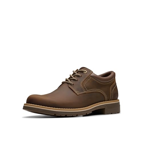 Clarks Men's Morris Low Ap Wallet, Brown, Leather, Bi-Fold, Casual, 6 Pockets, Open Top, Cowhide Leather