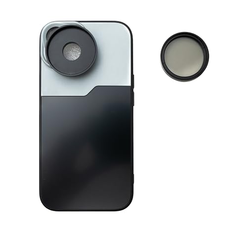 Filtro CPL 37mm circular polarizer lente con rosca y funda para iPhone 15 2