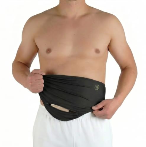 Ostomy Belt in Black| Colostomy Bag Covers Ileostomy Bag Cover S