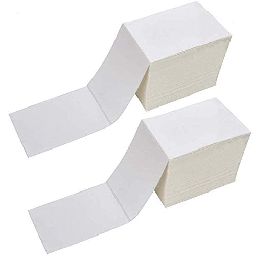 OausTect 4x6 Shipping Label 2000 Fanfold Labels for Rollo, Zebra