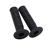 ATV Hand Grips 7/8" Soft Rubber Grip Compatible with ATV Arctic Cat Suzuki Yamaha Kawasaki Honda 400