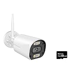 ERETYRET 5MP 3MP 1080P Outdoor Wireless IP Kamera Menschliche Erkennung Zwei-Wege Audio Full Color Vision Video Überwachung Cam (3.6mm,1 x2MP xAdapter x64G)