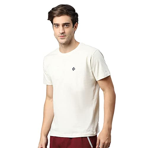 Image of ALMO Cotton Tshirts for Men (Pack of 2) | Melange Straight Fit T-Shirts | Round Neck | Ideal for Gym /Sports Activities