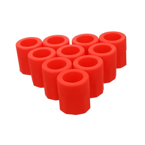 Molde de silicona rojo para hielo en forma de vaso shot miniatura 1
