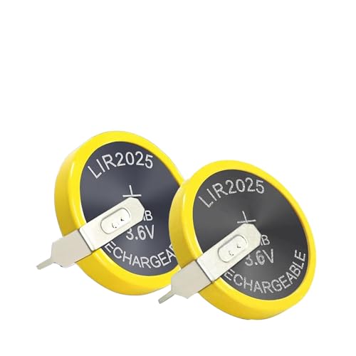 2 baterías recargables LIR2025 para llave de coche BMW serie 3, 5, 7, X3, X5, E46, E38, E39, E53, E60, E61, E83, mando a distancia, L-I-R2025
