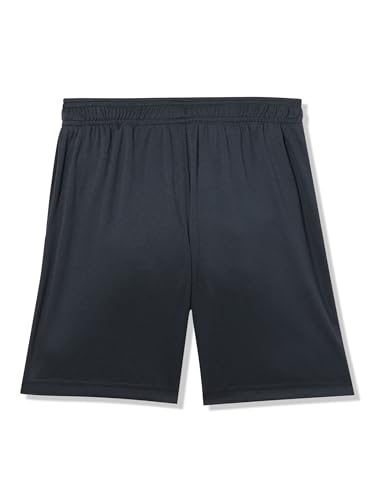 Under Armour Boys Tech Logo Shorts, (004) Black/White/High Vis Yellow, Small Plus3