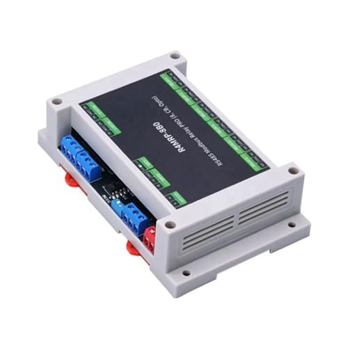 Oiqippnbv Módulo de Relé de 8 Canales de Industrial con Interfaz RS485, Protocolo Modbus RTU, Control y Aislamiento de Optoacopladores.