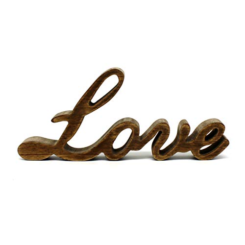 Panneau en bois dense Love noir mat de qualité supérieure - 3