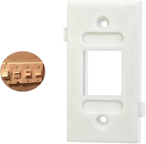 Fleetwood RV Motorhome Switch Plate - Ivory (Center)