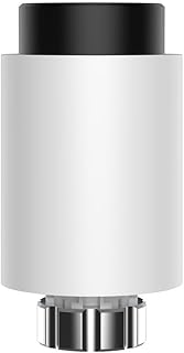 3.0 Smartes Thermostat-Heizkörperventil für App Programmierbarer Heizungsregler LED-Anzeige Drahtloser Temperaturregler für ZIGBEE Remote Home Energieeffizient Einfache Installation Weiß