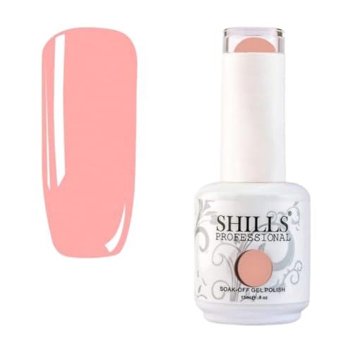 Image of Shills Professional Uv /Led Soak Off Gel Polish (Gel Nail Polish) Glossy Finish Nail Polish Color Shade 10, 15 Ml