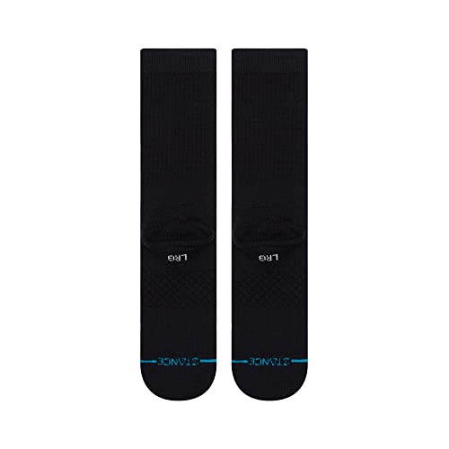 Stance Mens M311d14ico Casual Sock, Black, Medium US3