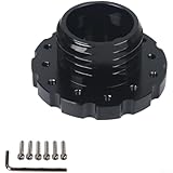 Contenu de l'emballage : le colis contient 1 support adaptateur conçu pour les configurations de volant de course SIM, fourni en un seul article pour adapter votre volant aux bases compatibles.