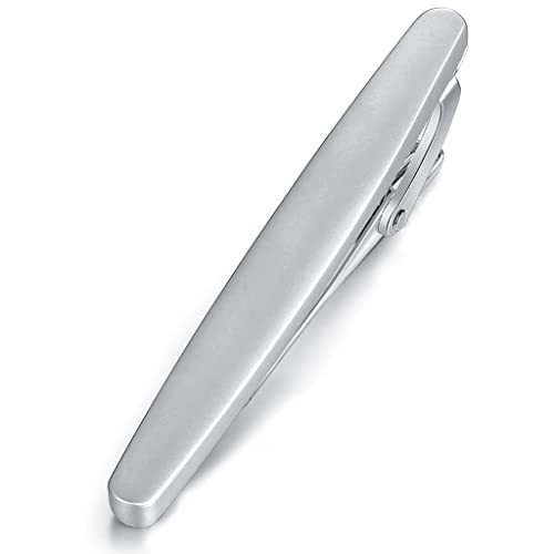 Barra de corbata de acero inoxidable minimalista sin gemas 1
