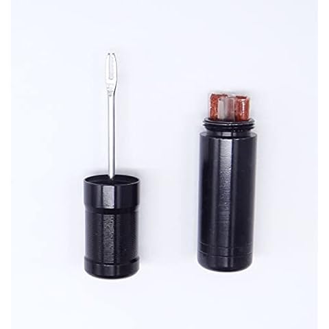 QiK Sports Bicycle Tubeless Tire Plug Repair Kit - Includes Plunger and 5 Plug Strips Cover