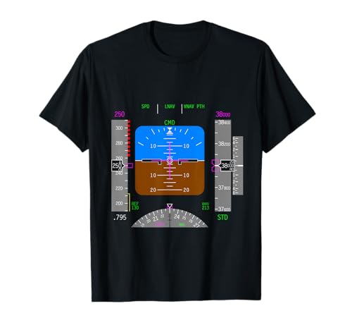 Pilot Aviation Airplane Control Panel Design 1 T-Shirt