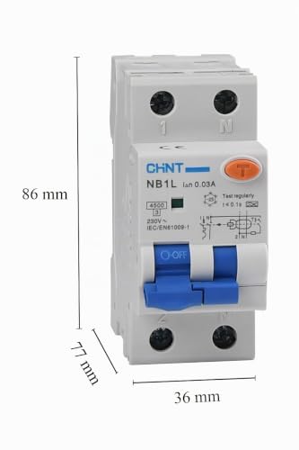 Magnetotermico diferencial Chint 1P+N 25A para cuadro electrico 2