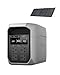 EF ECOFLOW Portable Power Station DELTA 3 Max Plus with 220W Bifacial Solar Panel, 1000W Solar Input, Expandable Capacity Up to 10kWh, 10ms UPS, Portable Power Station 2048Wh, Home Backup & RV Camping