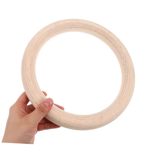 Anillas gimnásticas de madera con correas ajustables miniatura 3