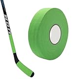 YMWALK Hockey Stick Tape, Eishockey Schläger Tape Sport Griffband Anti-Rutsch-Stoffband für Badminton, Pingpong-Schläger, Golfstock, Tennis- und Squash-Schläger 2,5 cm*25 m (Grün)