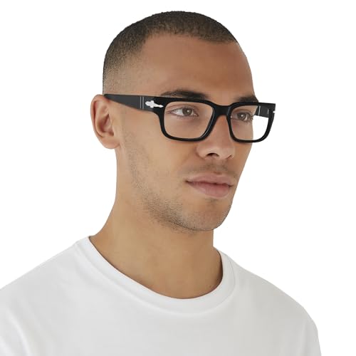 Image of Persol mens Po3315v Rectangular Prescription Eyewear Frames