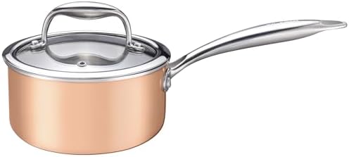 1-Quart Saucepan with Lid, Tri...