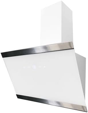 Bild 9 - Respekta Dunstabzugshaube kopffrei / Dunstabzugshaube schräg 60 cm / Glasschirm mit Edelstahlrahmen in Schwarz / Abluft - und Umluftfunktion / CH89060S / A++ / 39–59 dB