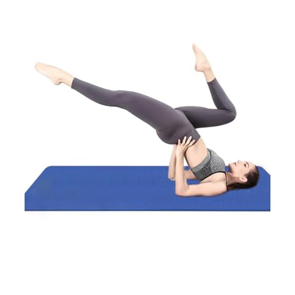 Hatha Yoga Extra Thick TPE Yoga Mat - 72"x 32" Thickness 1/2 Inch -Eco Friendly- With High Density Anti-Tear Exercise Mats For Home Gym Travel & Floor Outside - Image 2