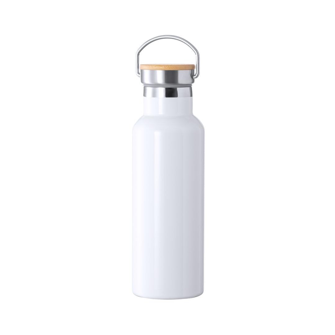 C&P Botella personalizada con nombre + inicial, Botella original tapón a rosca en acero inox, con C&P Botella personalizada con nombre + inicial, Botella original tapón a rosca en acero inox, con