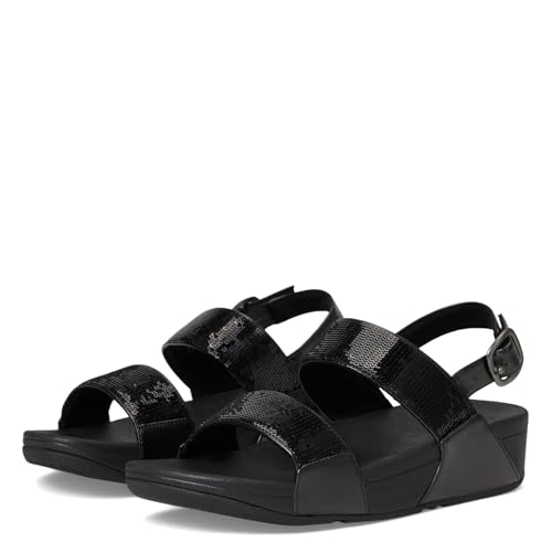 FitFlop Women's Lulu Sequin Back-Strap Sandals Wedge2