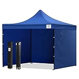 Q QUASAR 10'x10' Ez Pop-up Canopy Tent,Heavy Duty Commercial Instant Canopies,100% Waterproof...