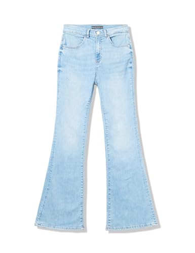 GUESS Girls' Stretch Fit and Flare Denim Pants