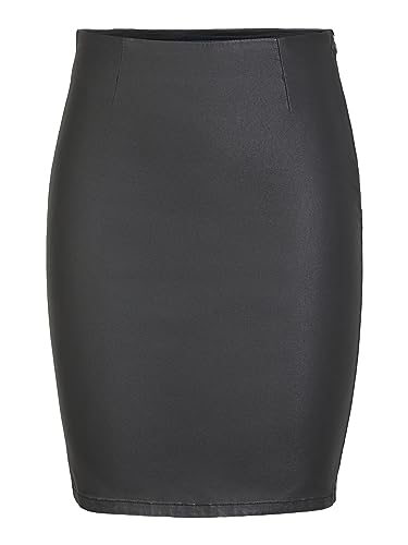 Jupe femme PIECES Pcparo Hw Coated pour look bureau et sorties chic